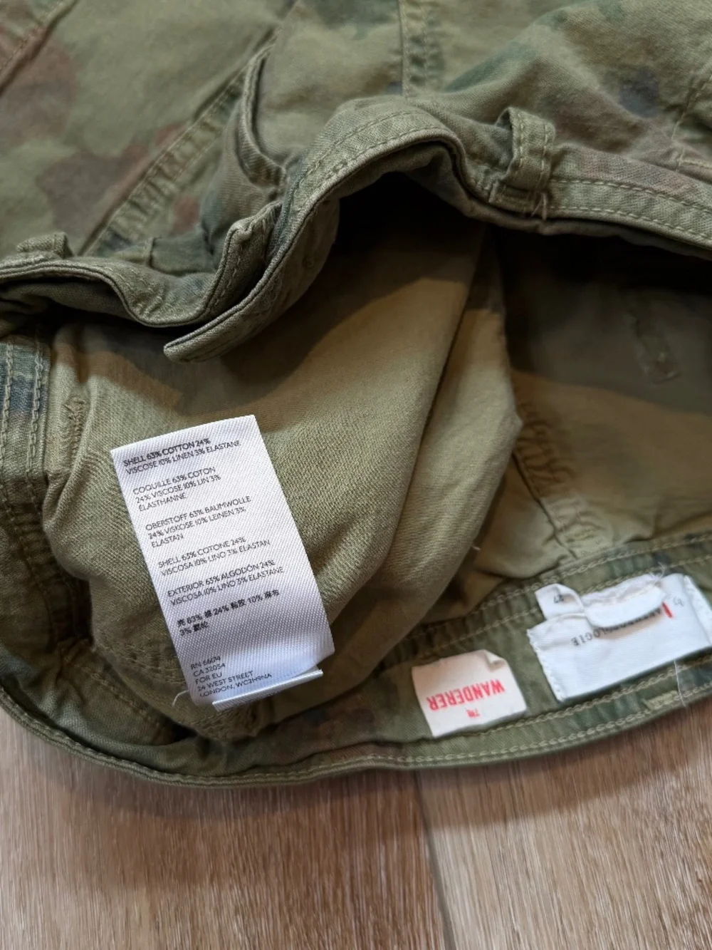 Anthropologie The Wanderer Camo Utility Shorts